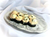 ЗАПЕЧЕННЫЙ РОЛЛ С ЛОСОСЕМ И СЫРОМ ДОР-БЛЮ 1000855 - фото 4706